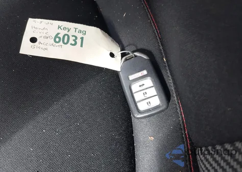 2018 Honda Civic Si из США, поврежденный, VIN 2HGFC1E52JH708924